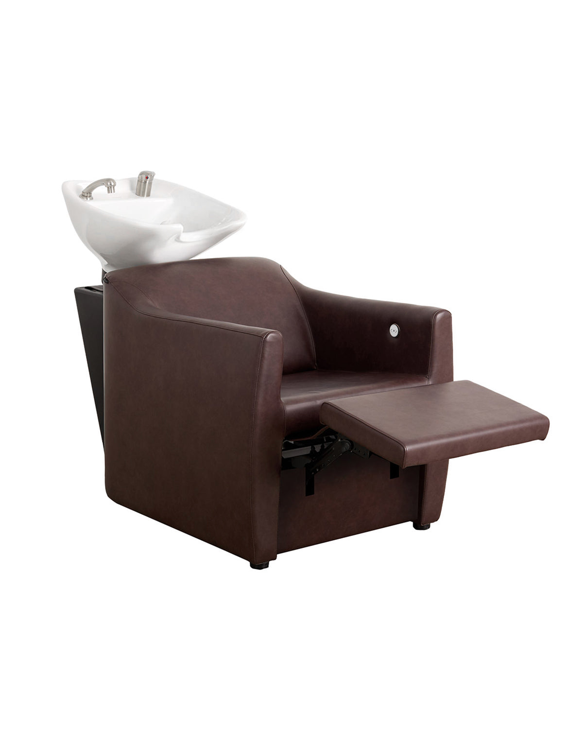 Vespa Merlot - Pruun pesutool valge kausiga
